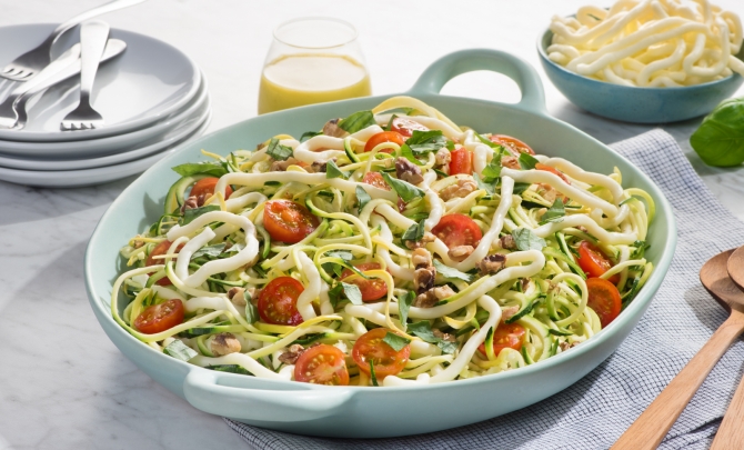 Spiralized Mediterranean Salad