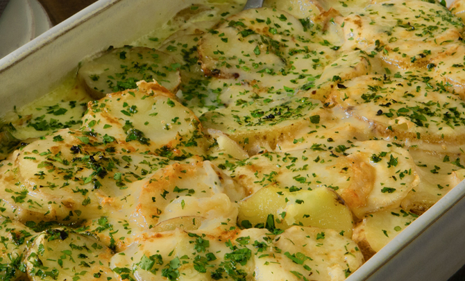 Herbed Potato Gratin