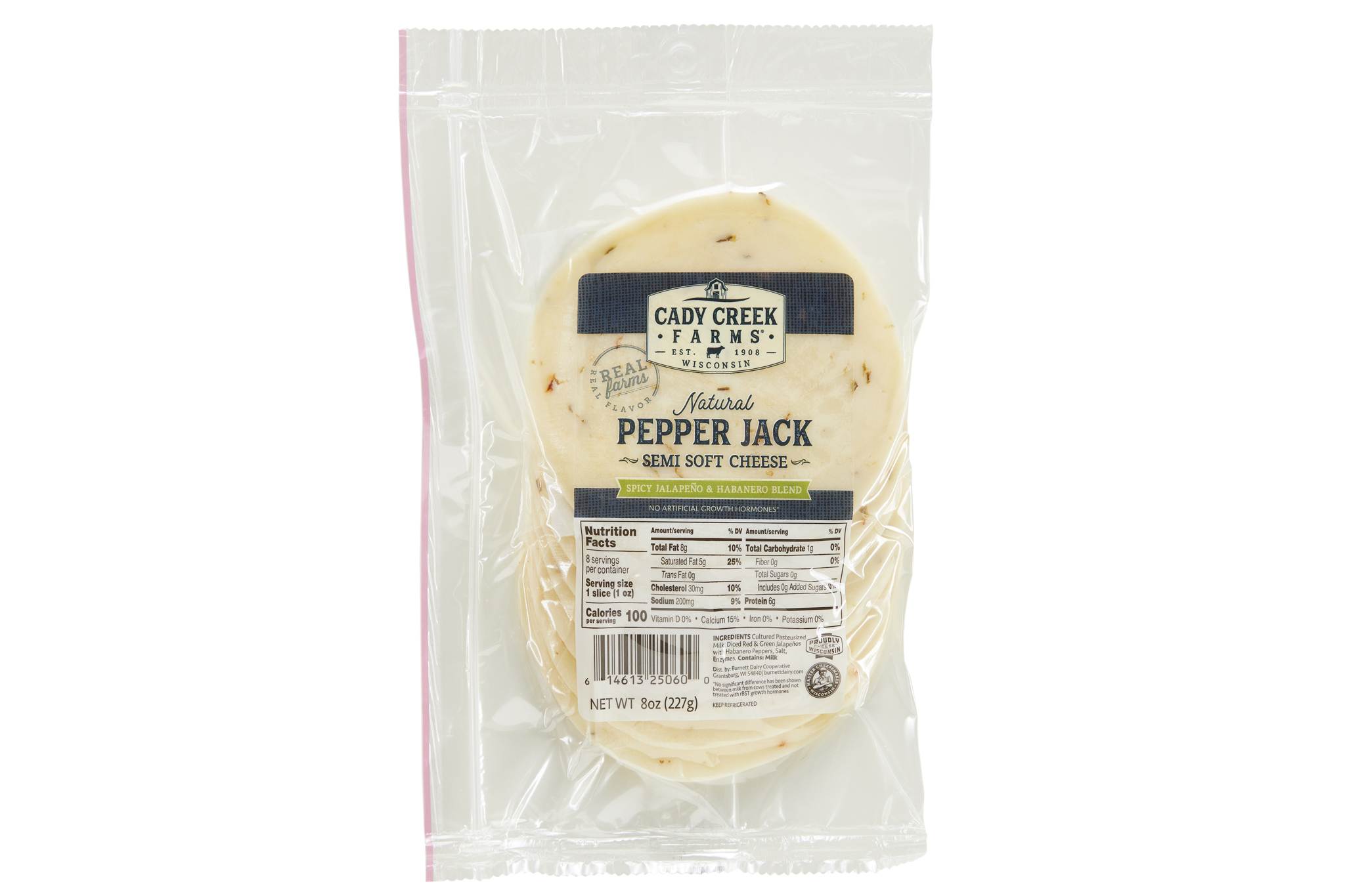 Cady Creek Farms Hot Pepper 8 oz. slices in package