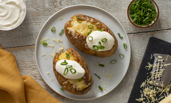 Twice-Baked Black Truffle Potatoes