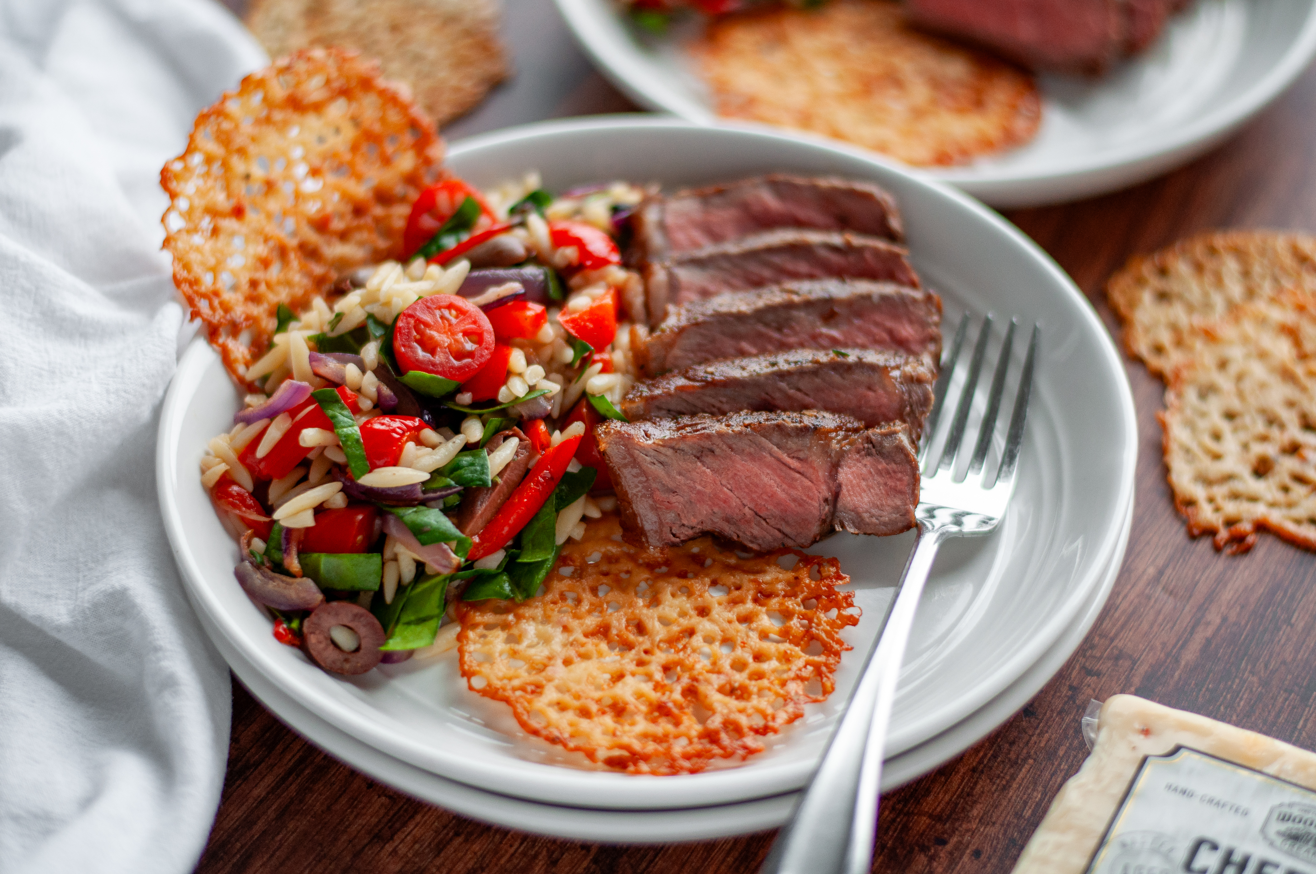 Orzo Steak Salad