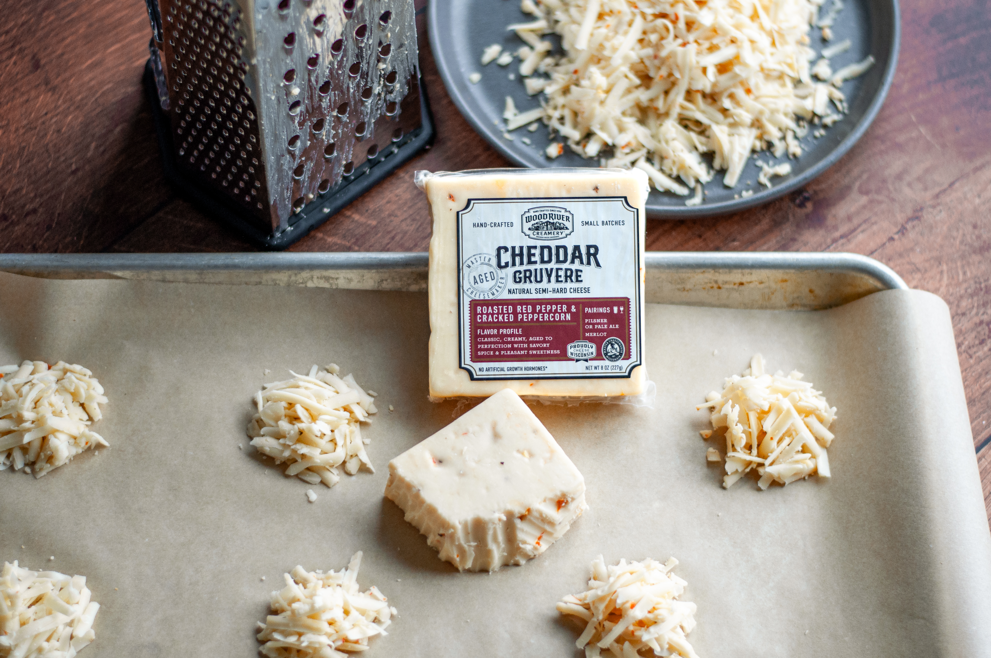How to make Cheddar Gruyere Cheese Crisps