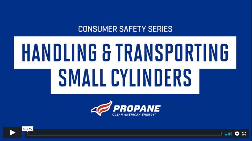 Handling and transporting small cylinders